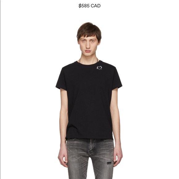 Saint Laurent “natural heart” tee shirt - Picture 2 of 6